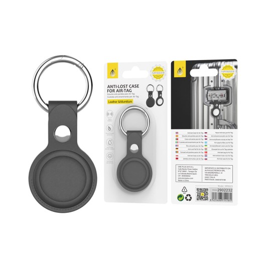 ESTUCHE ANTIPÉRDIDA ONEPLUS NR9223 NE PARA AIR-TAG DE CUERO NEGRO ESTUCHE ANTIPÉRDIDA ONEPLUS NR9223 NE PARA AIR-TAG DE CUERO NEGRO